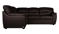 Атлантик с тумбой Grann Madras Dark Brown Covers